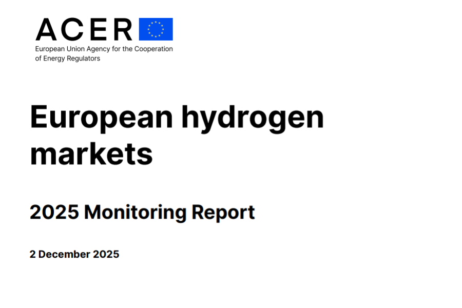 Zpráva ACER: European Hydrogen Markets 2025 – jak postupovat dál? 